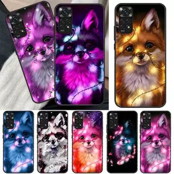 Чехол с милым мультяшным животным лисой для Xiaomi Redmi Note 10 8 9 11 Pro 8T 9S 10S 11S Redmi 10C 9C 9A 9T K50 K40 Gaming Redmi Note 8 Pro