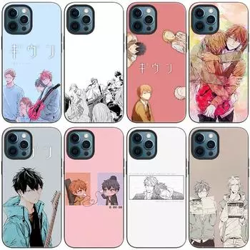 Чехол с милым рисунком аниме «Яой Яой» для Apple iPhone 14 13 12 Mini 11 Pro Max 7 8 XR X XS 7 8 Plus SE 2020 2022, черный чехол iPhone 14