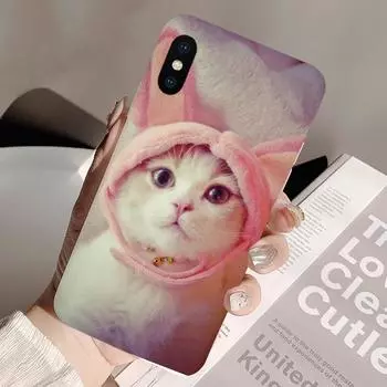 Чехол с милым рисунком кота для Samsung Galaxy S22 S21 Plus S20 FE Ultra S10 S9 S8 S7 Edge S10E Note 20 10 Lite, мягкий силиконовый чехол For Samsung S22