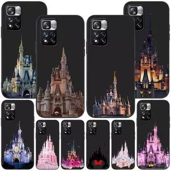 Чехол с мультяшным замком для Xiaomi Redmi 10 10C 12C 9 Prime 9C 9A 12 10A 9T K40 Pro, черный мягкий чехол из ТПУ для мобильного телефона Redmi 9T