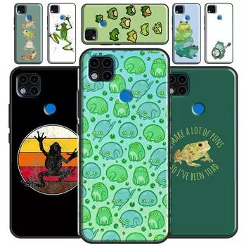 Чехол с мультяшными лягушками для Xiaomi Redmi Note 10 Pro Note 9 Pro Note 11 Pro 8T 9S 10S 10 9A 9T 9C Redmi 7