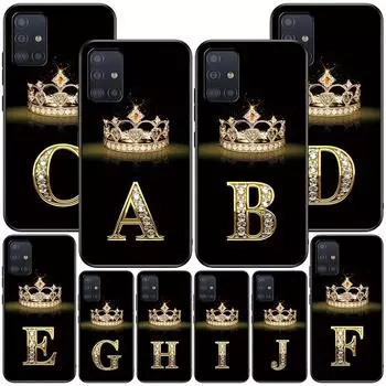 Чехол с надписью Diamond Crown для Samsung Galaxy A52 A12 A53 A51 A32 A21s A22 A31 A72 A02s A13 5G A11 A41 A03s, силиконовый чехол для телефона Samsung A72 4G(5G)