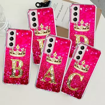 Чехол с надписью Pink Diamonds для Samsung Galaxy S22 S20 FE S21 Plus S10 S9 Note 20 9 10 Lite, прозрачный мягкий чехол для телефона Samsung Note 9