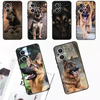 Чехол с немецкой овчаркой для OPPO Reno 10 Pro 4Z 5Z 8T 4 5 6 7 8 Lite OPPO Find X6 Pro X3 X2 Neo X5 Lite OPPO Reno2 Z