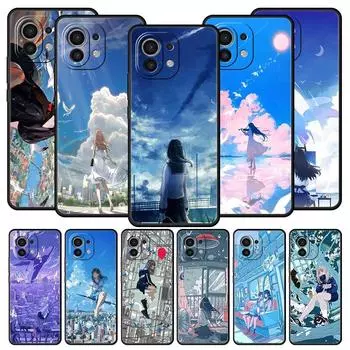 Чехол с пейзажем из японского аниме для девочек для Xiaomi 13 12 11 Lite 12T 11T 10T 9T Mi Poco X5 M4 M3 X4 X3 Pro F5 F4 F3 GT 5G Poco X5