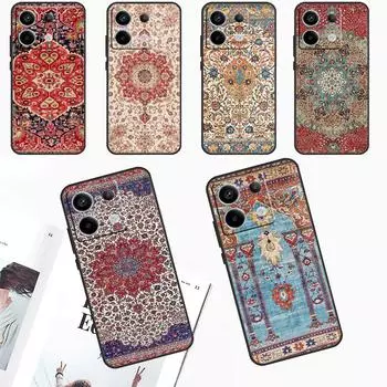 Чехол с персидским ковром и цветочным узором для Xiaomi Redmi Note 12 11 9 10 13 Pro Plus 9S 10S 11S 12S Redmi 12 10 C 9C 13C Redmi Note 11S