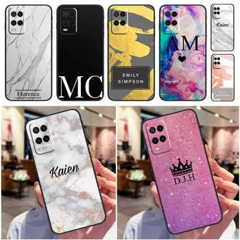 Чехол с персонализированными инициалами имени для OPPO Find X5 Pro X3 Lite A15 A16 A52 A72 A5 A9 A31 A53 A83 A93 A94 A74 A54 Find X5 Pro