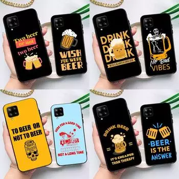 Чехол с пивом и алкоголем для Samsung Galaxy A54 A34 A21S A12 A22 A32 A52 A72 A13 A33 A53 A73 A51 A71 A14 Samsung A23