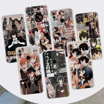 Чехол с плакатом «Бродячие собаки» в стиле аниме для Huawei Y5 Y6 Y7 Y9S P Smart Z 2021 2019 Honor 10 Lite 9 20 9X 8S 8X 8A Pro 20 Huawei Y5 2019