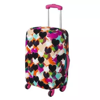 Чехол с подвеской Защитный чехол для тележки Защитные бирки для багажа Пылезащитный эластичный чехол для багажа S красный