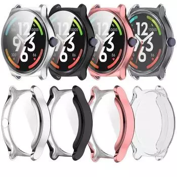 Чехол с покрытием TPU для Haylou Solar Lite (Р001) Смарт-часы ремешок полный бампер чехол силиконовый протектор аксессуары SolarLite Haylou Solar Lite