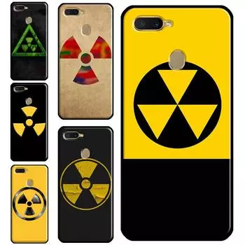 Чехол с предупреждающим знаком о ядерном излучении для OPPO A52 A72 A54 A74 A94 A1K A15 A83 A91 A5 A9 A31 A53 A53S A3S A5S, чехол для телефона OPPO A1K
