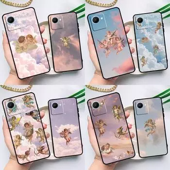 Чехол с принтом мультяшного ангела и младенца для Realme C55 C33 C31 C35 C30 C11 C15 C25s C21Y GT Neo 5 3T 2T 8 9 10 11 Pro Plus Realme C21Y C25Y