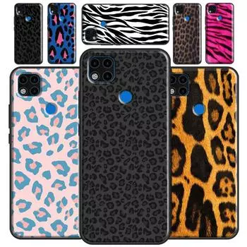 Чехол с принтом тигра, зебры и леопарда для Xiaomi Redmi Note 10 Pro Note 9 Pro Note 11 Pro 8T 9S 10S 10 9A 9T 9C Redmi 7