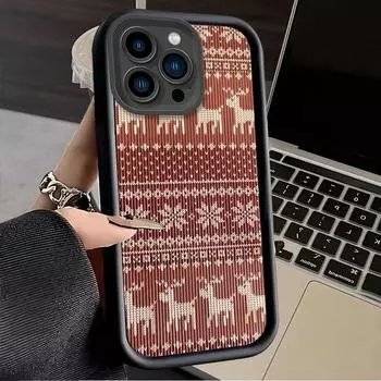 Чехол с принтом тотема оленя, модный, гибкий, мягкий, силиконовый, TPU, чехол на всю заднюю панель для iPhone Samsung iPhone 5 чёрный