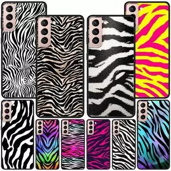 Чехол с принтом зебры для Samsung Galaxy S22 Ultra, чехол для телефона S21 S20 FE S10 S9 S8 Plus S10e S7 Edge, черный мягкий силиконовый чехол Samsung S22 5G