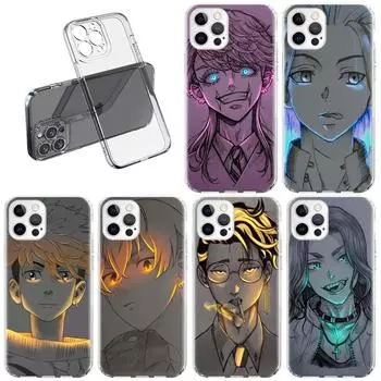 Чехол с японским аниме Tokyo Revengers для Apple iPhone 11 13 14 12 Pro 7 8 Plus XR X XS Max 6 6S 14Pro прозрачный силиконовый чехол для телефона iPhone 14 Pro Max