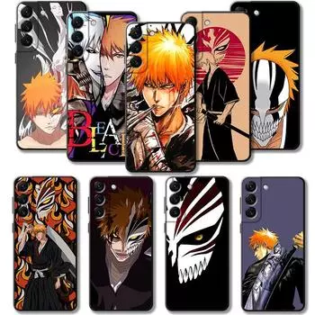 Чехол с японскими комиксами «Отбеливатель Куросаки Ичиго» для Samsung Galaxy S23 S22 S21 S20 Fe Ultra S10 S9 S8 Plus Note 20ultra 10plus For Samsung S21Ultra