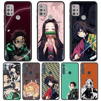 Чехол с рисунком аниме «Demon Blade» для MOTOROLA One Fusion для Moto G10 G9 G8 Plus Play Power One G20 G30 G40 G50 G60 Edge 20 Shell Moto G Stylus 5G