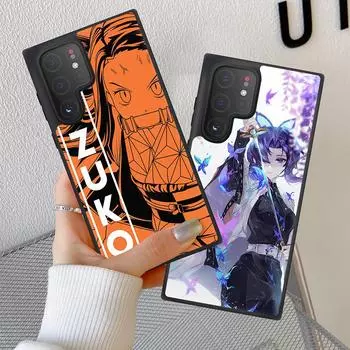 Чехол с рисунком аниме для Samsung Galaxy A10 A11 A12 A20 A21 A22 A52 5g A50 A51 A70 A71 A72, мягкий чехол из ТПУ Demon Slayer, чехол для телефона Fundas For Samsung A20S