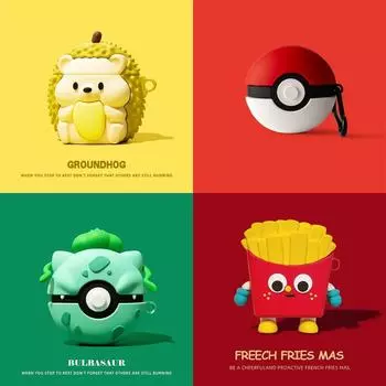 Чехол с рисунком для AirPods 4, защитный чехол для Airpods Pro 2, 3, 1, аксессуары для наушников, силиконовый мягкий чехол, защита от падения For AirPods 1 or 2