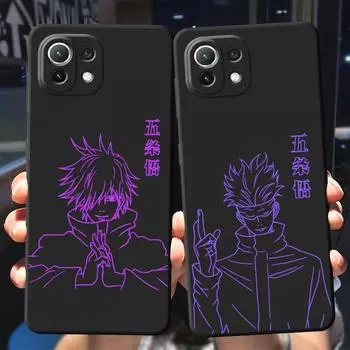 Чехол с рисунком дзюдзюцу кайсен для Samsung Galaxy S22 S21 Note 20 Ultra 10 Plus 8 9 S23 5g S20 S22, черный мягкий чехол сзади Samsung Note 20