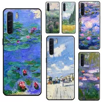 Чехол с рисунком Клода Моне для OPPO A52 A72 A5 A9 A31 A53 S A15 A83 A91 A93 A54 A74 A94 A1K A3S A5S, чехол для телефона OPPO A1K