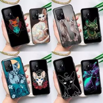 Чехол с рисунком кота сфинкса для POCO F5 X5 X3 Pro X4 F4 GT F3 M5s C40, чехол для Xiaomi 13 12 Lite 11T 12T Pro 12X POCO F4 GT