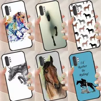 Чехол с рисунком лошади и пони для Samsung Galaxy S22 Ultra S9 S8 S10 Plus S20 FE Note20 Ultra S21 Ultra, чехол Galaxy S8