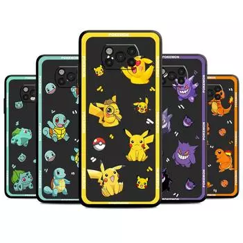 Чехол с рисунком Покемона Пикачу для Xiaomi Mi Poco X3 NFC M4 F3 C40 11 11T 10T Pro 12 9T 9 10Lite, мягкий чехол на заднюю панель телефона Xiaomi Poco X3 NFC