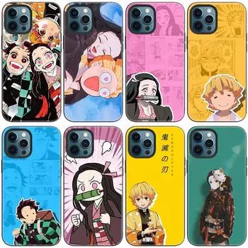 Чехол с рисунком японского аниме «Убийца демонов» для Apple iPhone 14 13 12 Mini 11 Pro Max 7 8 XR X XS 7 8 Plus SE 2020 2022 iPhone 14