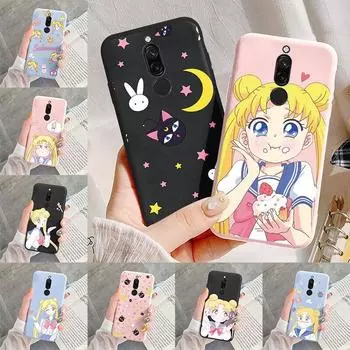 Чехол с рисунком «Сейлор Мун» для Xiaomi Redmi 8 8A, чехол для женщин и девочек, милый чехол с принтом мультфильма Tsukino Usagi, мягкий силиконовый чехол из ТПУ для Redmi 8A 8 A, чехлы для телефонов Redmi 8