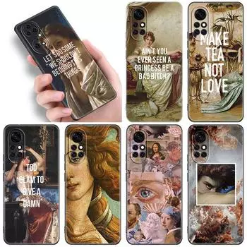 Чехол с рисунком в стиле Ренессанс для Huawei NOVA 8 9 Pro 8i 7i 7SE Y60 5T Mate 40 30 20 10 Lite Honor 50 30 Premium Pro Plus 30S Huawei NOVA 5T