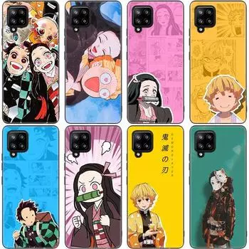 Чехол с рисунком Японии аниме «Убийца демонов» для Samsung Galaxy A12 A02S A22 A32 A52 A72 A71 A51 A41 A31 A21 A11 A50 A70 A10 A20S Samsung A02