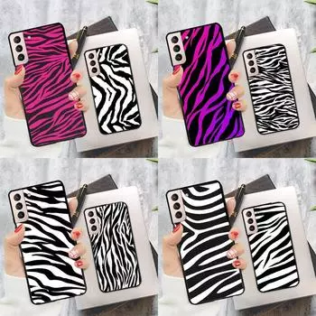Чехол с рисунком зебры для Samsung Galaxy S21 S22 Ultra S20 FE S9 S10 Note 10 Plus Note 20 Ultra, чехол для телефона Galaxy S8