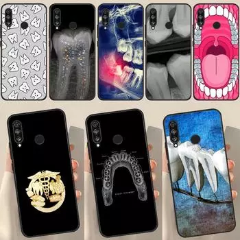 Чехол с рисунком зуба стоматолога для Huawei P30 Pro P50 P20 P40 Lite P Smart 2021 Nova 5T, чехол для Honor 50 8X 10i P Smart 2021