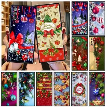 Чехол с рождественскими украшениями для Samsung Galaxy Note 20 Ultra 10 Plus Lite 9 8 A50 A70 A30 A20e A20 A40 A10 A10e A60, чехол для телефона Samsung Note 8