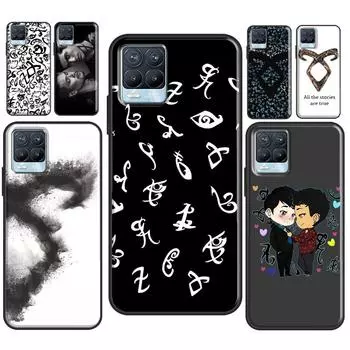 Чехол с рунами Сумеречного Охотника для Realme 8 Pro 8i GT Master GT Neo 2 C21, задняя крышка для OnePlus Nord 2 8T 9R 9 Pro Realme GT Master 5G