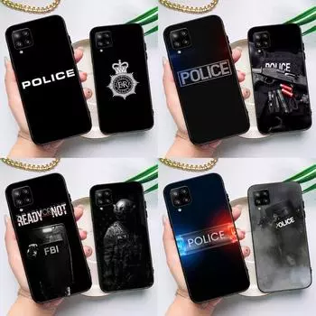 Чехол с символом полиции для Samsung Galaxy A54 A34 A13 A23 A33 A53 A73 A12 A22 A32 A52 A51 A71 A14, чехол Samsung A70