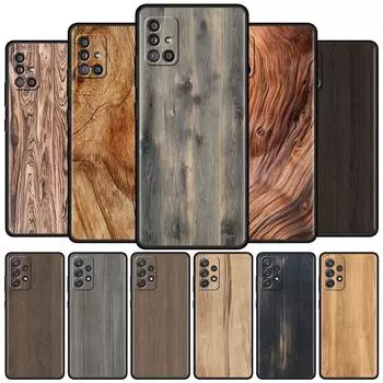 Чехол с текстурой дерева для Samsung Galaxy S22 S20 FE S21 S10 S9 Plus S8 Note 20 Ultra 10 Lite, мягкий чехол для телефона Samsung S22