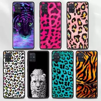 Чехол с тигровым леопардовым принтом и пантерой для Samsung A72 A91 A52 A51 A71 A42 5g A12 A02s A01 A32 A01 A11 A21 A21s A31 A41 For Samsung A41