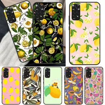 Чехол с тропическим летним фруктом и лимоном для Xiaomi Redmi Note 11 Pro 8 9 11S 10S 9S Note 10 Pro, чехол для Redmi 10 10C 9A 9C Redmi 10