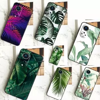 Чехол с тропическими листьями для Honor Magic 6 Pro 5 Lite 50 70 90 X6 X7 X8 X9 Honor X6a X7a X8a X9a X8b X9b Honor 50