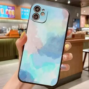 Чехол с узором для Samsung Galaxy Note 10 20 Plus Ultra Lite Note10 Note20 5G, силиконовый противоударный чехол для задней панели телефона с акварельным рисунком For Samsung Note 10