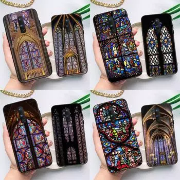 Чехол с витражами в стиле церковной готики Sainte-Chapelle для OnePlus Nord 2 2T CE 2 Lite N100 N200, чехол для OnePlus 11 10 9 Pro Ace 8T 9R 10T OnePlus Nord N200