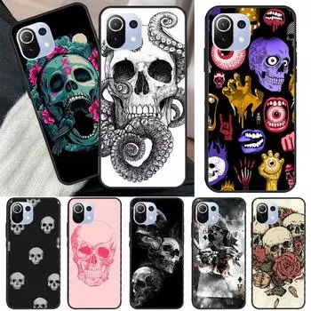 Чехол с забавным черепом для POCO F3 F1 M3 M4 X3 Pro GT X4 Pro, чехол для телефона Xiaomi Mi 11 Lite 12 11T Pro Mi 10T (10T Pro)