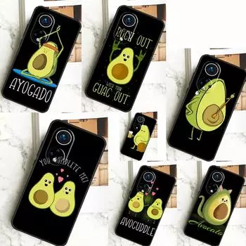 Чехол с забавным мультяшным авокадо для Honor 90 70 50 Magic 6 Pro Magic 5 Lite Honor X6a X7a X8a X9a X8b X9b X8 X9 чехол Honor X6