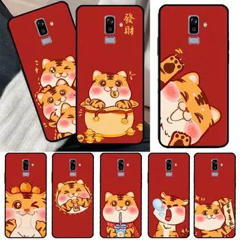 Чехол с забавным мультяшным тигром для Samsung Galaxy J7 J5 J3 2016 J1 A3 A5 2017 A6 A8 J4 J6 Plus A9 2018, чехол J1 2016 - J120
