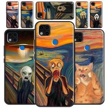 Чехол с забавным рисунком «Крик Скрик» для Xiaomi Redmi Note 10 Pro Note 9 Pro Note 11 Pro 8T 9S 10S 10 9A 9T 9C Redmi 7