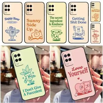 Чехол с забавными цитатами из мультфильмов для OPPO A15 A16 A3S A5S A5 A9 A31 A53 A52 A72 A83 A91 A93 A54 A74 A94, задняя крышка OPPO A5 2020
